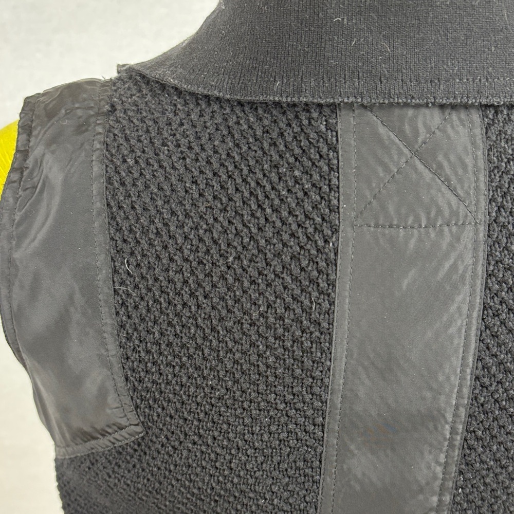 Skovhuus Black knit zippered vest with silver hardware- like size M- - Picture 8 of 10